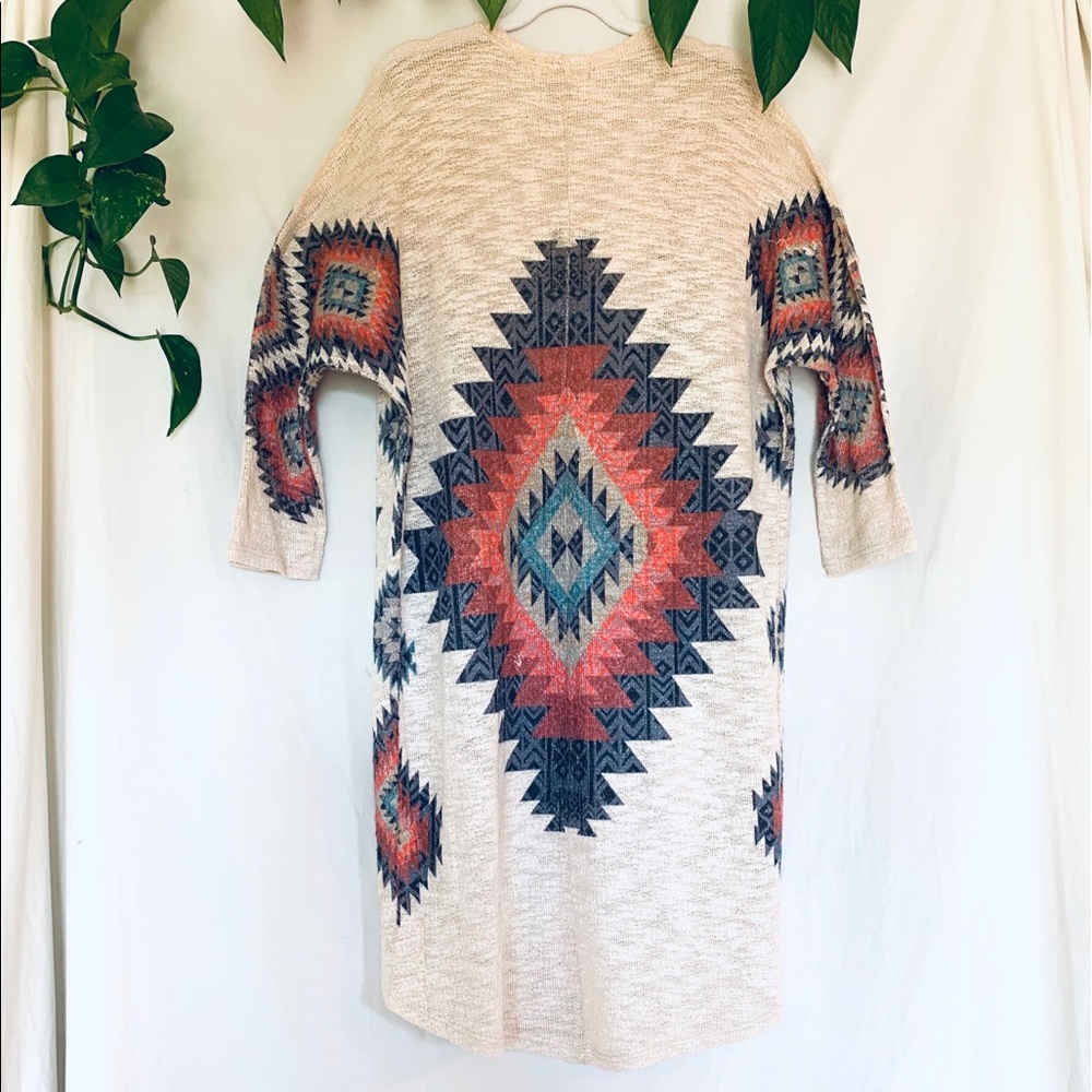 Knit Duster Open Cardigan